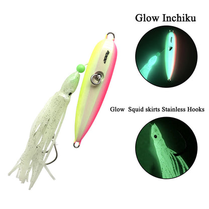 Bottom Fishing Inchiku Jig Lures TX007
