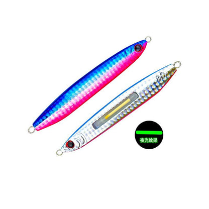 Metal Jig Lure Glow Stick Inside TX025