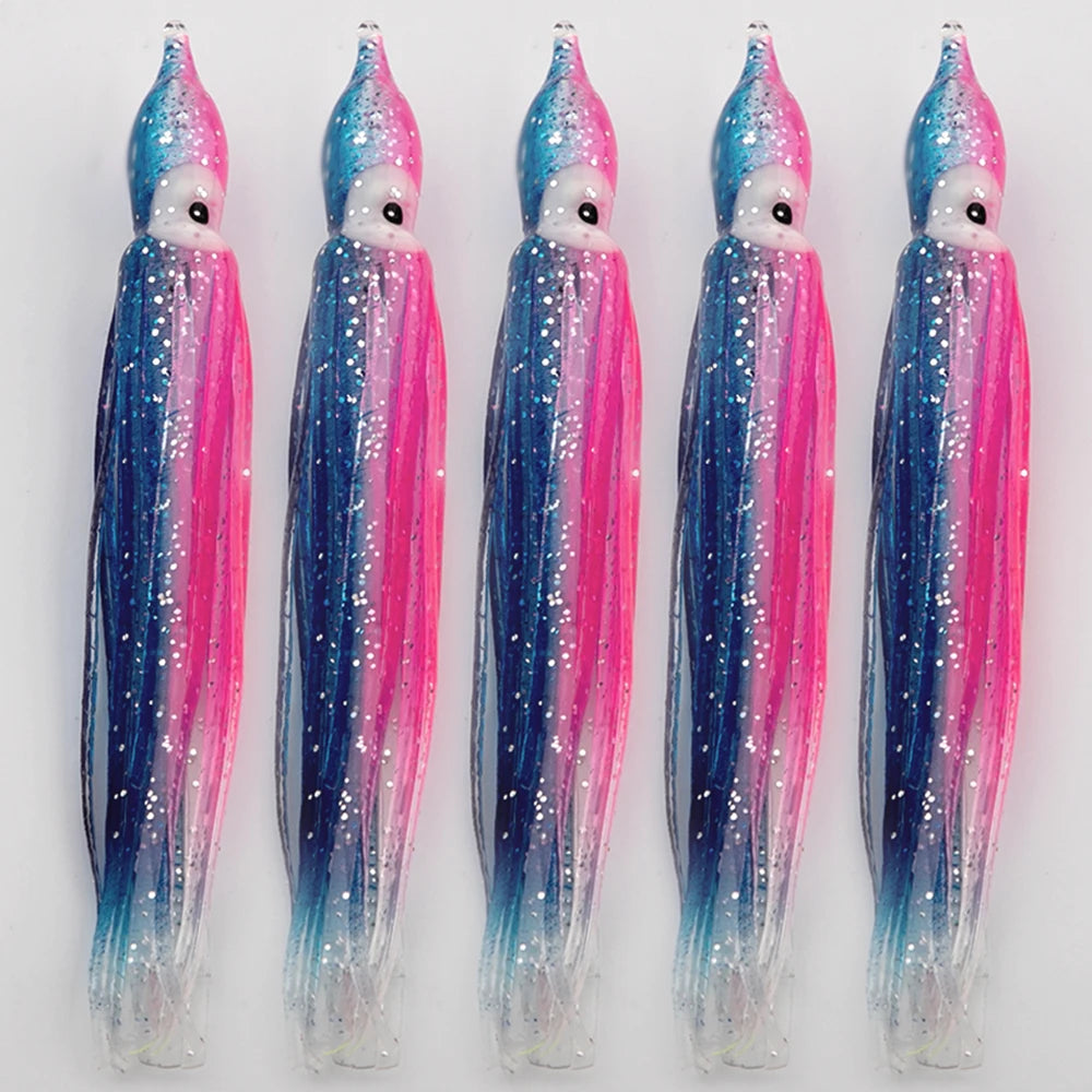 Silicone Squid Soft Lure 5pk