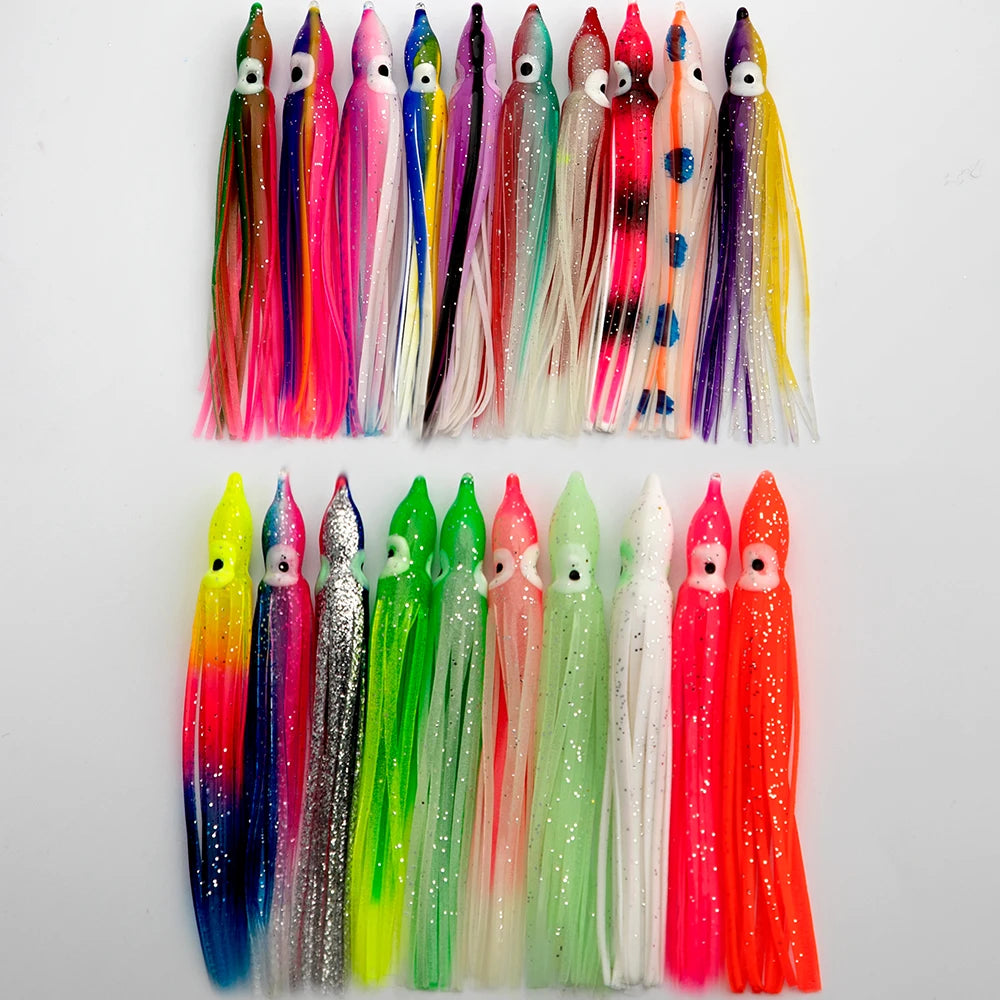Silicone Squid Soft Lure 5pk
