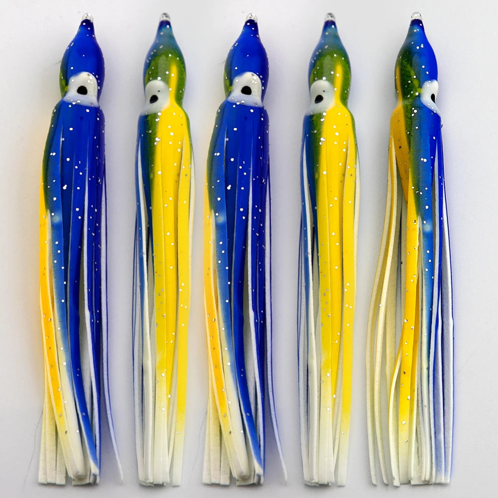 Silicone Squid Soft Lure 5pk