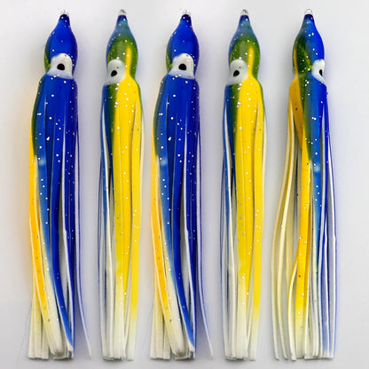 Silicone Squid Soft Lure 5pk