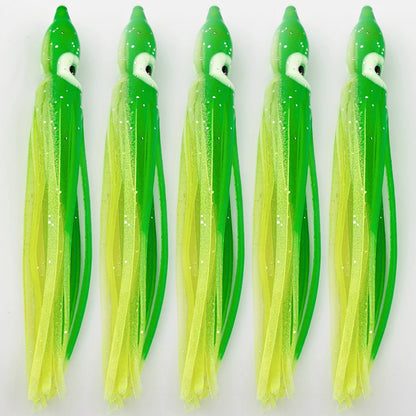 Silicone Squid Soft Lure 5pk