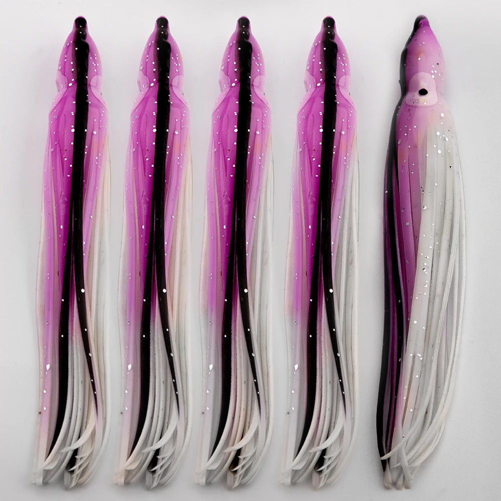 Silicone Squid Soft Lure 5pk