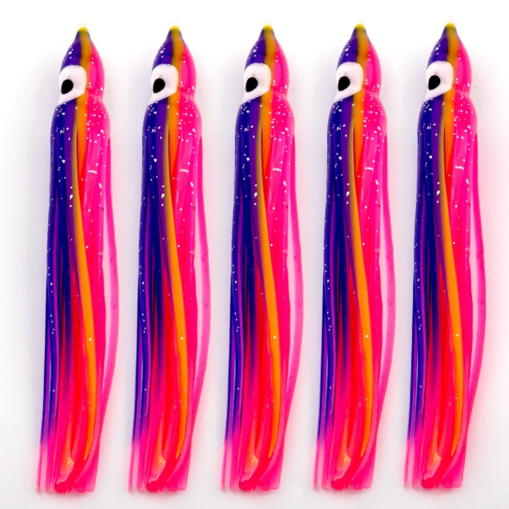 Silicone Squid Soft Lure 5pk