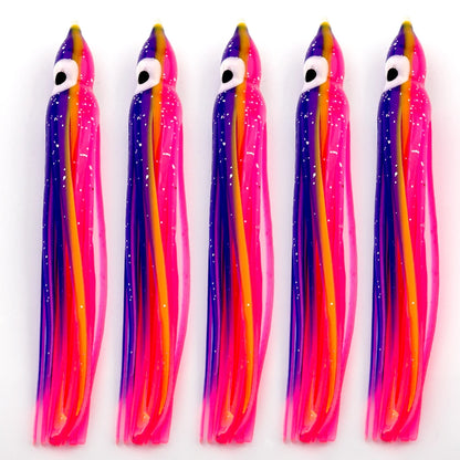 Silicone Squid Soft Lure 5pk