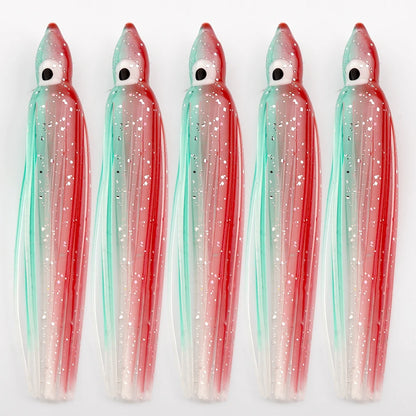 Silicone Squid Soft Lure 5pk