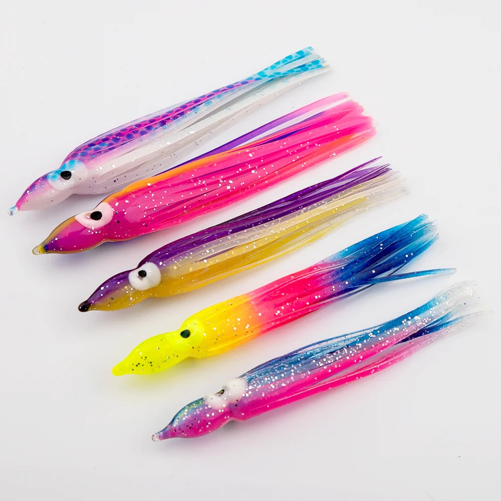 Silicone Squid Soft Lure 5pk