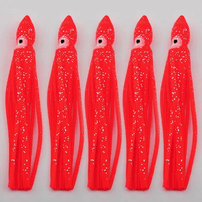 Silicone Squid Soft Lure 5pk