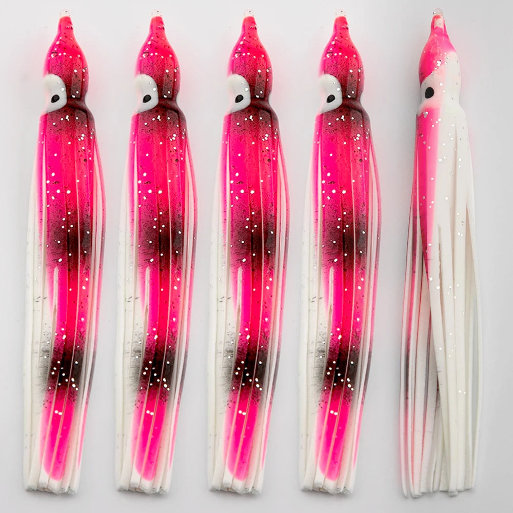 Silicone Squid Soft Lure 5pk