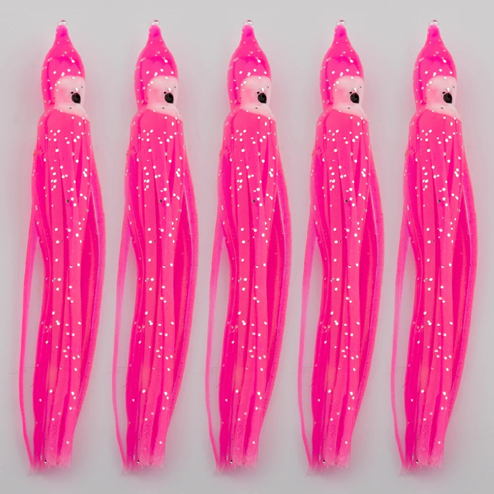 Silicone Squid Soft Lure 5pk