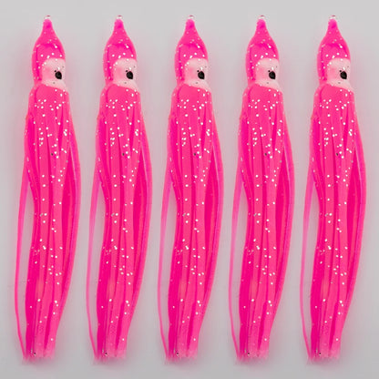 Silicone Squid Soft Lure 5pk