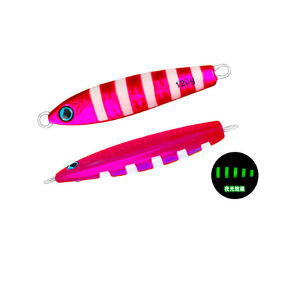 Saltwater Fishing TG Bait Tungsten Metal Jig Glow TX030