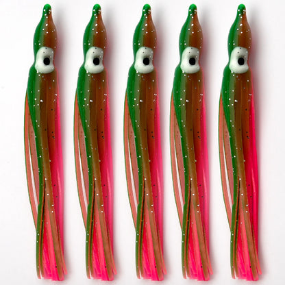 Silicone Squid Soft Lure 5pk