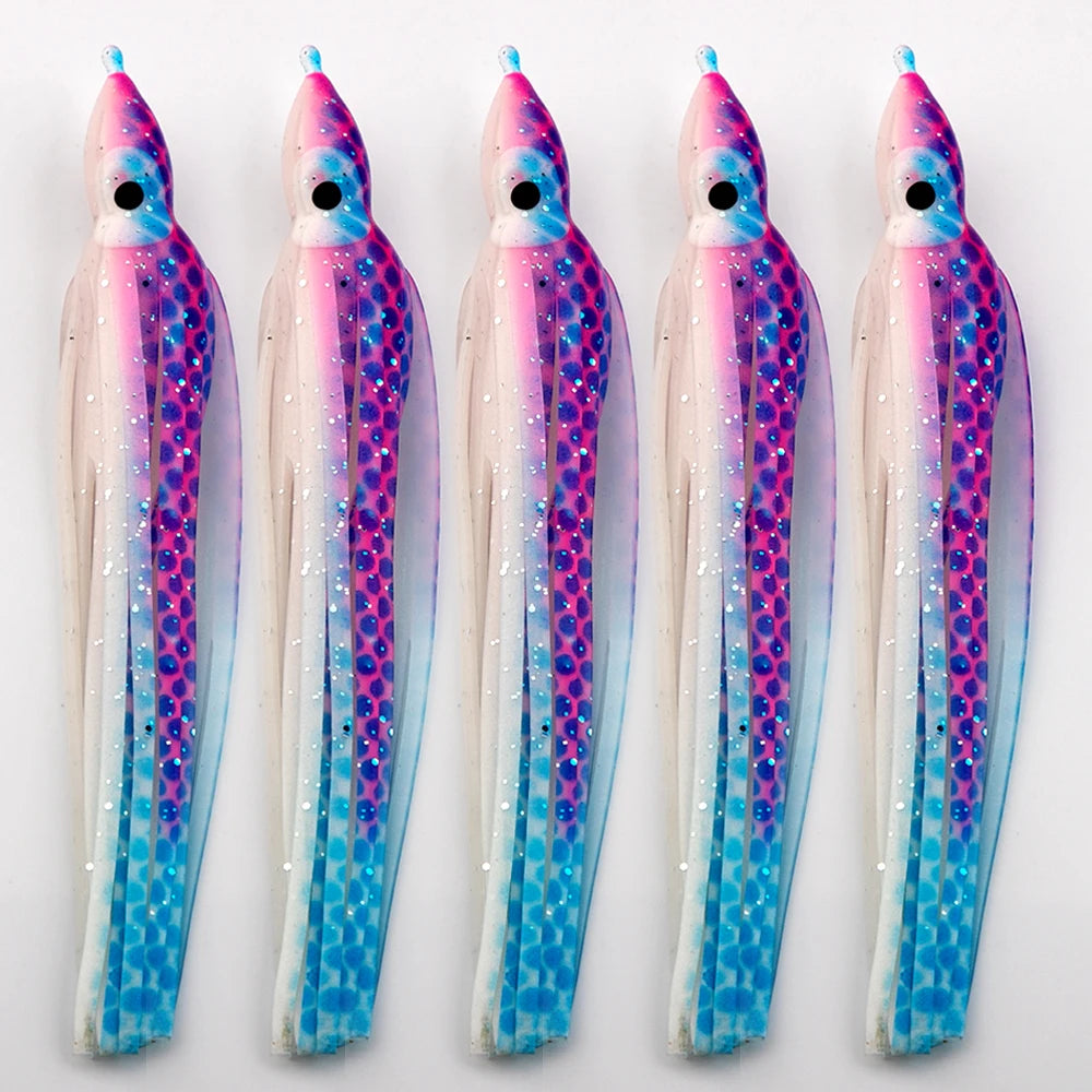 Silicone Squid Soft Lure 5pk