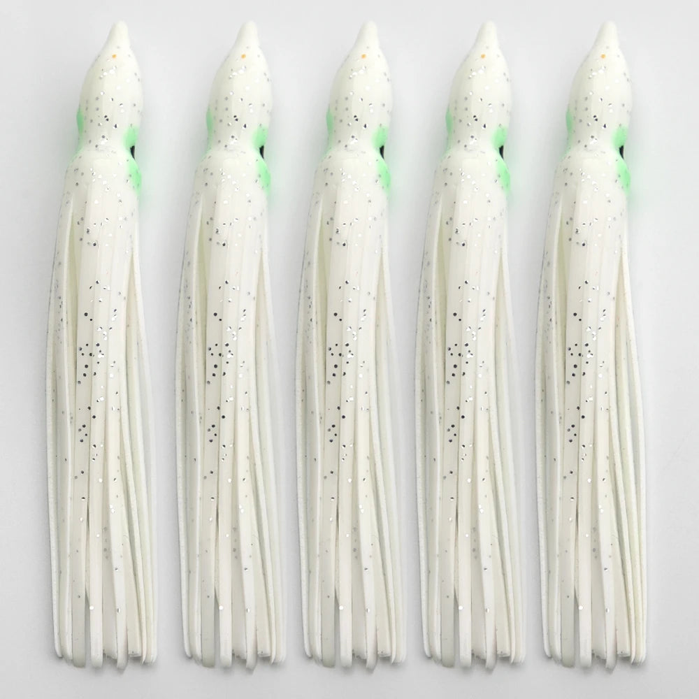 Silicone Squid Soft Lure 5pk