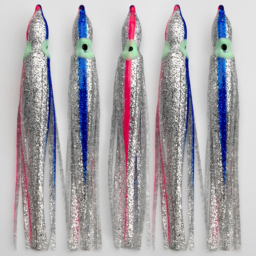 Silicone Squid Soft Lure 5pk