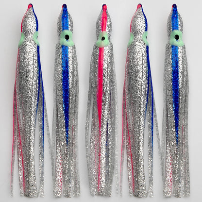 Silicone Squid Soft Lure 5pk