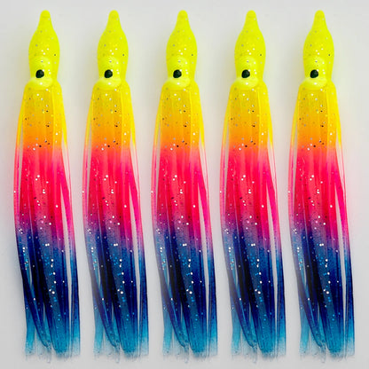 Silicone Squid Soft Lure 5pk