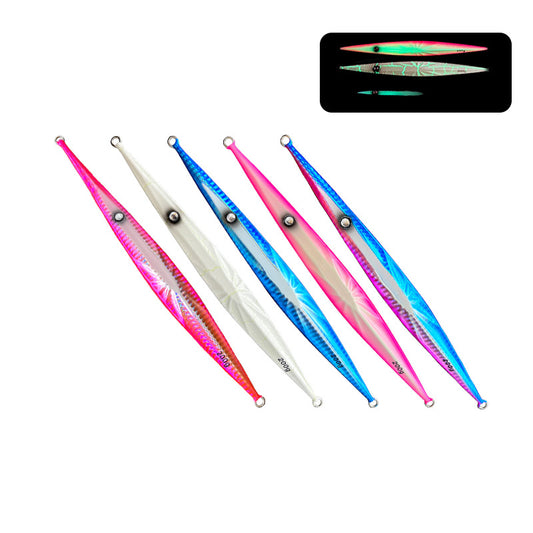 Fast Sinking Long Glow Vertical Jigs VIP TX003