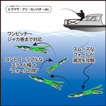 Bottom Fishing Jigging Chrome Inchiku Jig Lure TX022