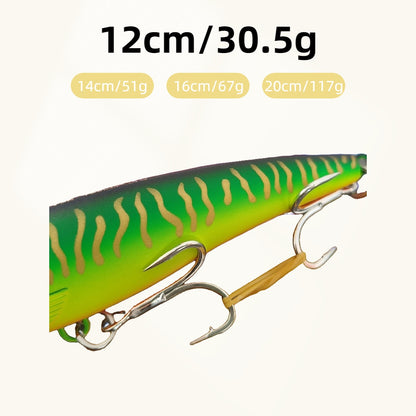 Trolling  Minnow Lure UV Glow TX203