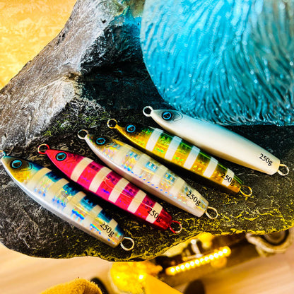 Saltwater Fishing TG Bait Tungsten Metal Jig Glow TX030