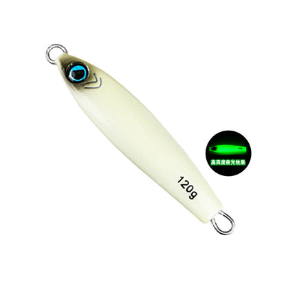 Saltwater Fishing TG Bait Tungsten Metal Jig Glow TX030