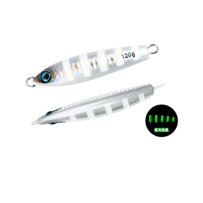 Saltwater Fishing TG Bait Tungsten Metal Jig Glow TX030